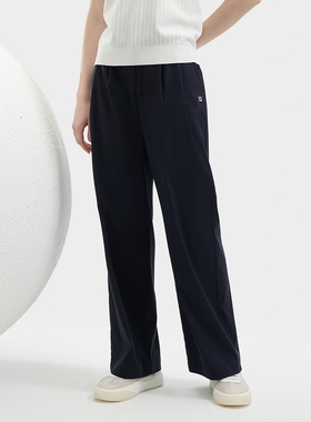 Fila/斐乐女士夏季新款时尚简约休闲运动梭织长裤F11W421804F