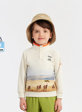 Fila/斐乐秋季新款男小童户外时尚休闲系列套头卫衣K11B433201F