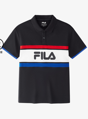 Fila/斐乐夏季男童户外时尚休闲运动针织短袖POLO衫K62B521101F