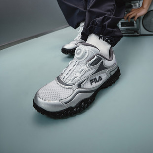 Fila/斐乐夏季新款PEBBLE卵石鞋男中大童儿童复古跑鞋K15B521112F