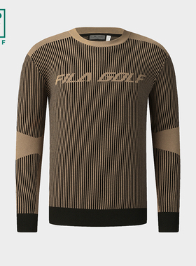 Fila/斐乐秋季新款许龙一同款男子高尔夫菁英编织衫A11M545403F