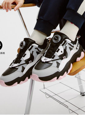 Fila/斐乐秋季FLUID 5猫爪5代女中大童儿童复古跑鞋K15G441113F