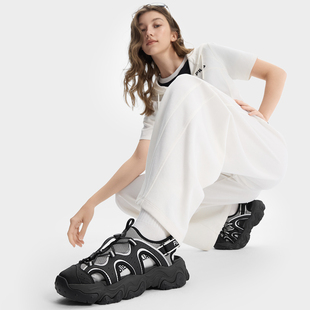 Fila/斐乐猫爪凉鞋女士2025夏季新款沙滩鞋透气凉拖F12W522401F