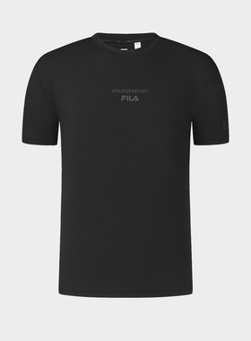 Fila/斐乐夏季新款男子户外时尚休闲场下健身短袖T恤A11M531104F