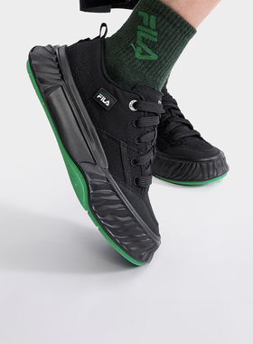 Fila/斐乐夏季FOSSO川行鞋女子时尚休闲复古帆布鞋F12W322301A