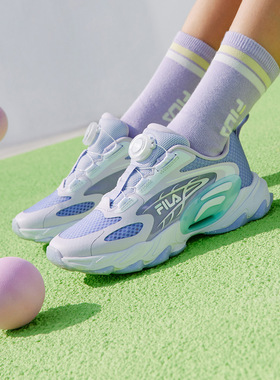 Fila/斐乐夏季新款SPHINX蜂鸟鞋女中大童儿童复古跑鞋K15G421101A