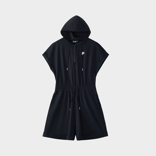 Fila/斐乐女装连体裤女式时尚休闲宽松通勤针织连身裤T11W435804F