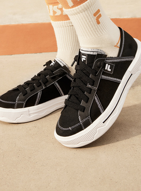 Fila/斐乐女士板鞋3代踩跟潮鞋运动鞋休闲鞋帆布鞋T12W422221F