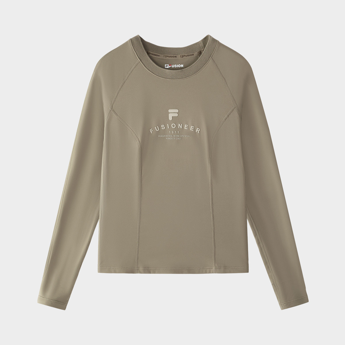 Fila/斐乐夏季新款女子户外休闲潮流运动修身长袖T恤T11W515209F