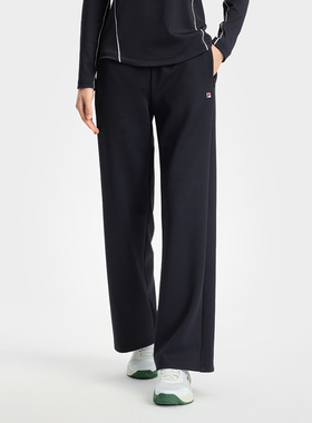 Fila/斐乐秋季新款女子户外时尚休闲运动网球针织长裤A11W533604F