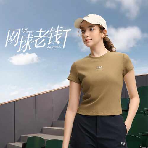 斐乐夏季女子时尚休闲短袖T恤衫