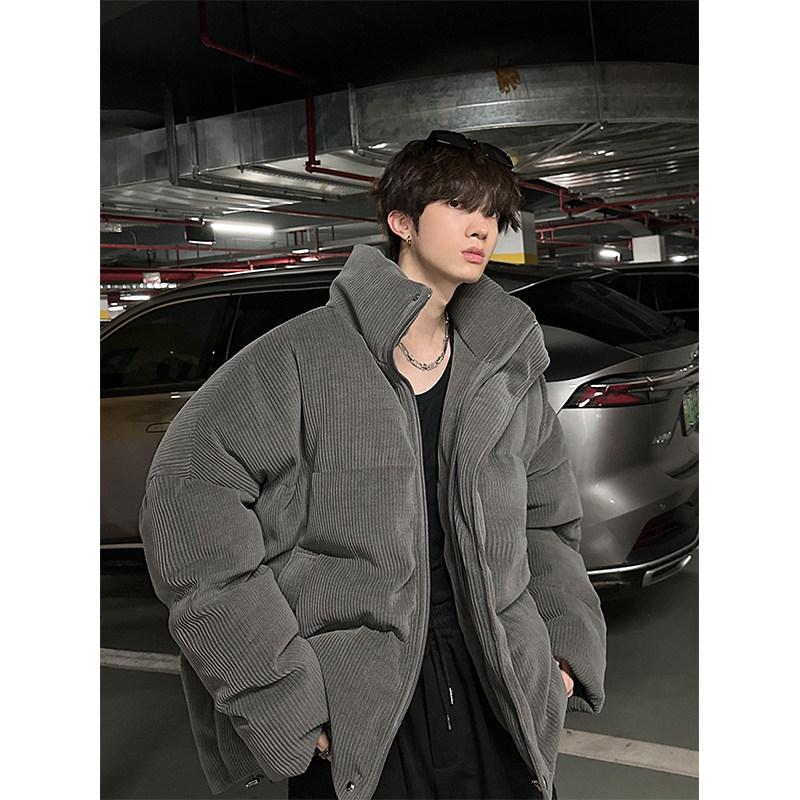 jmhomme灯芯绒棉面包男棉袄棉服