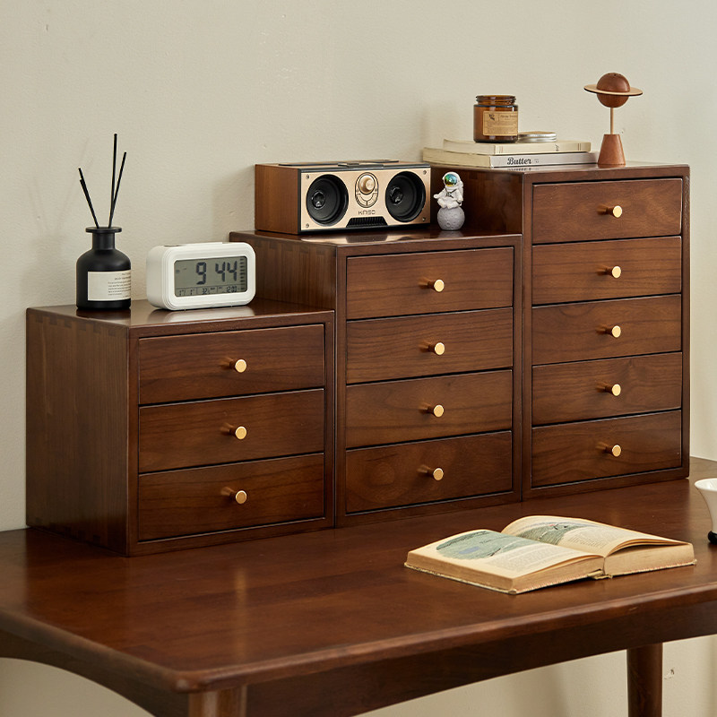 实木桌面收纳盒抽屉式高级感收纳箱杂物整理箱家用积木零食储物箱,收纳整理,收纳箱,淘宝优惠券,粉丝福利购,淘宝优惠卷