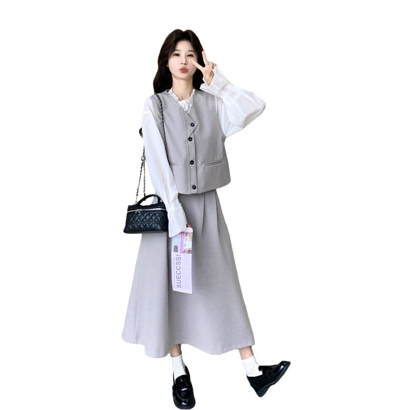 2026春装新款时尚百搭二件套半身裙2C318--6615--P185K298,女装套装/套裙,2C318