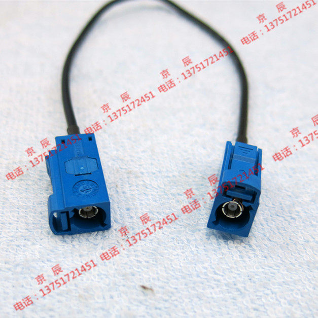 大众RNS510 全铜镀锡RG174线 FAKRA-C型双母头 