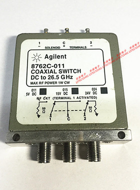 HP/Agilent 8762C-011  DC- 26.5GHz 单刀双掷射频开关 5V 50欧