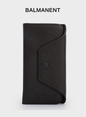 Bal Manent/巴玛特男士多功能真皮大容量2025新款牛皮通用钥匙包