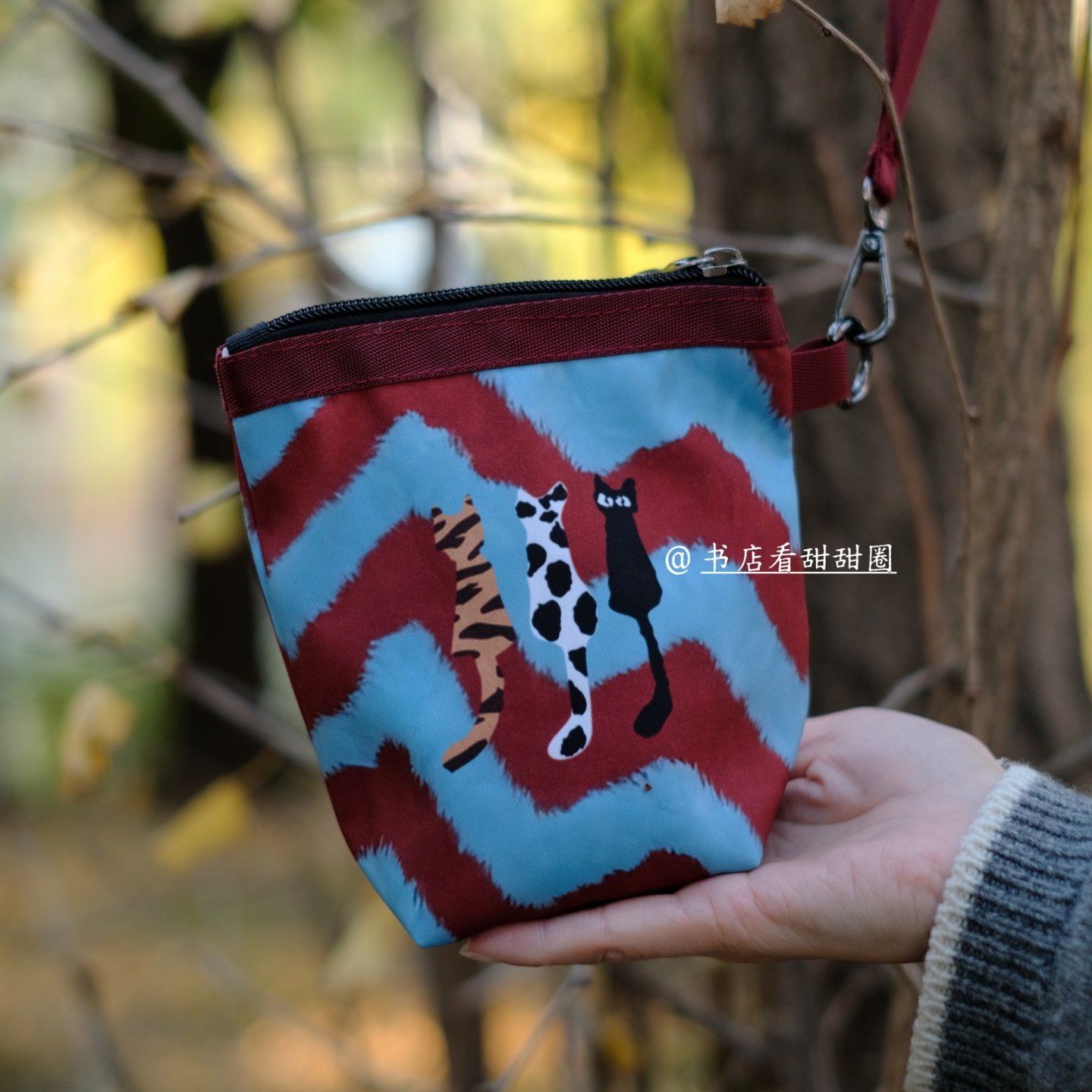 小猫卡通收纳袋零钱包迷你防水印花便携休闲小包化妆包手拎包2025,箱包皮具/热销女包/男包,手拿包,淘宝优惠券,粉丝福利购,淘宝优惠卷