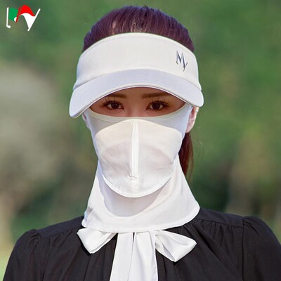 春夏季可任意造形高尔夫防晒面罩