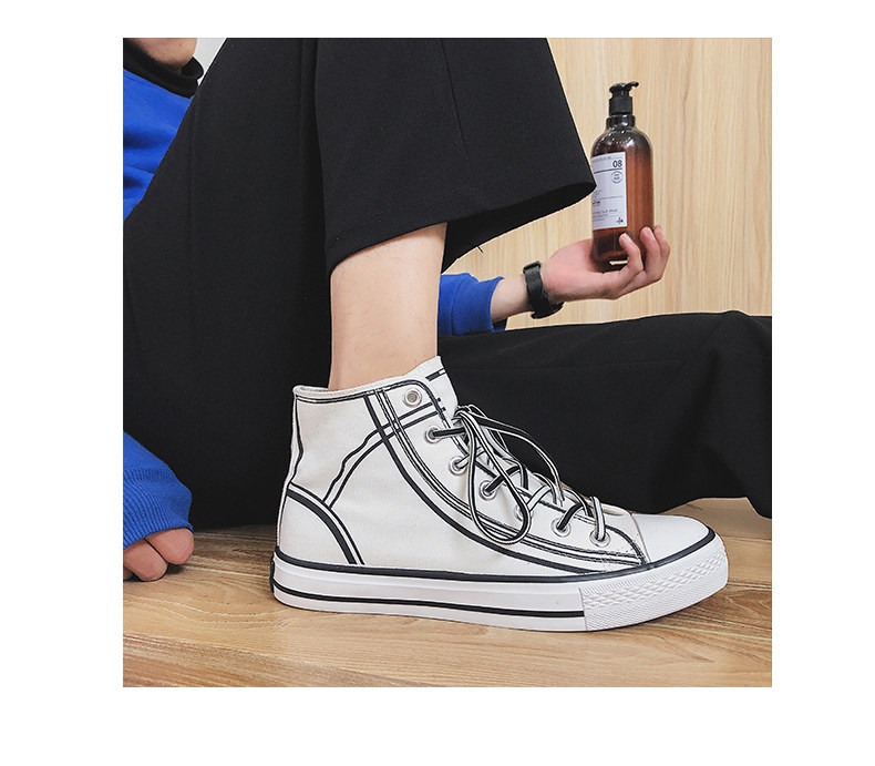 小脏鞋男2019新款ins超火港风小白鞋素描卡通帆布鞋百搭小脏橘鞋|ruв категории Мужская обувь, холст обувь - от Buy2taobao.com для оказания профессиональной услуги покупки агента Taobao