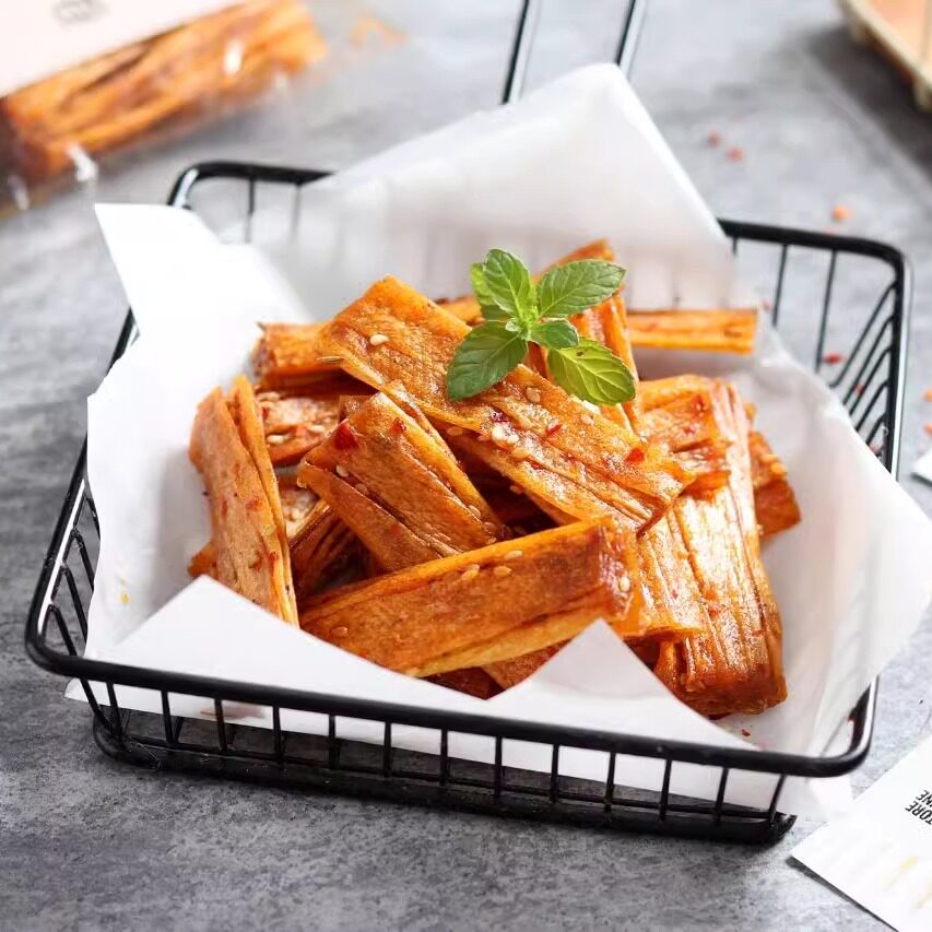 拾光悠味8号香辣味辣卷125g/包正品小红书网红豆制品辣条