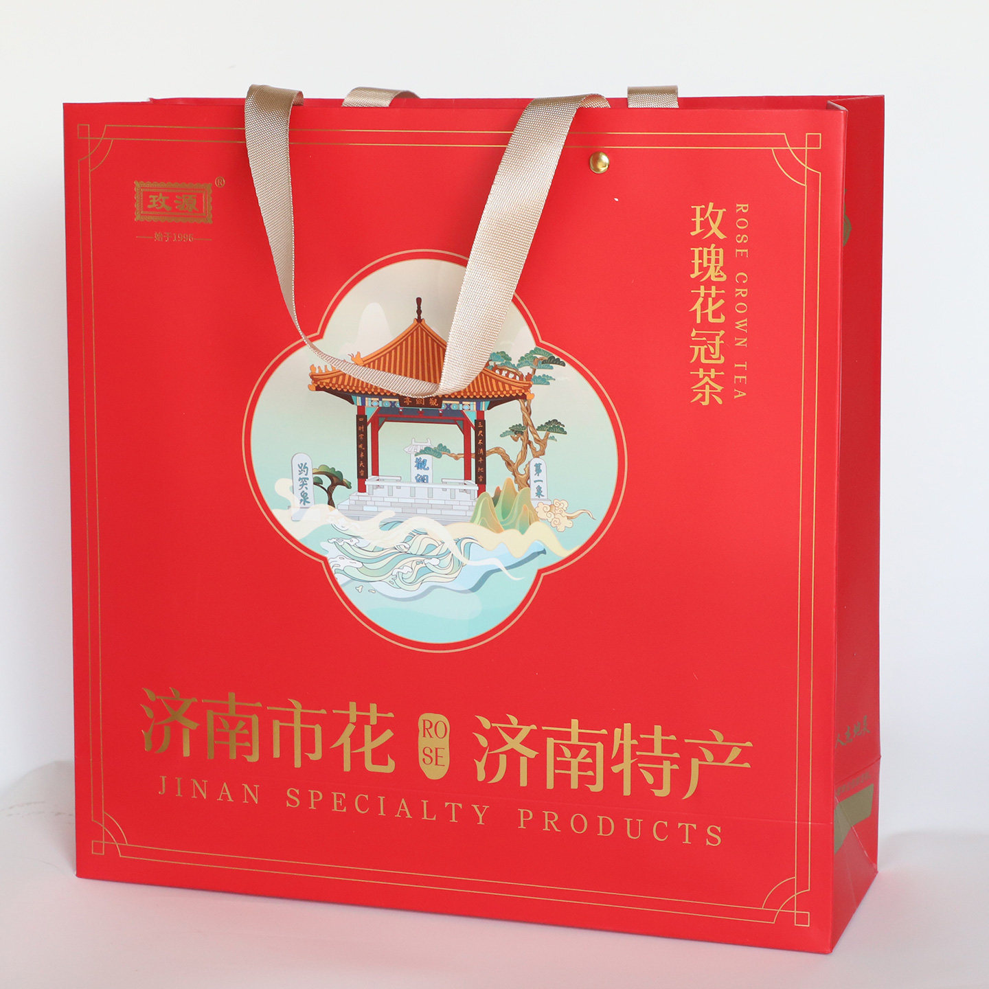 平阴玫瑰花茶礼盒大朵40克罐装