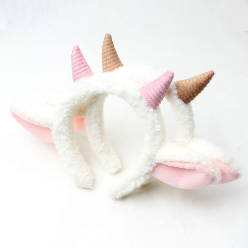 好饰佳卡通可爱羊角头饰