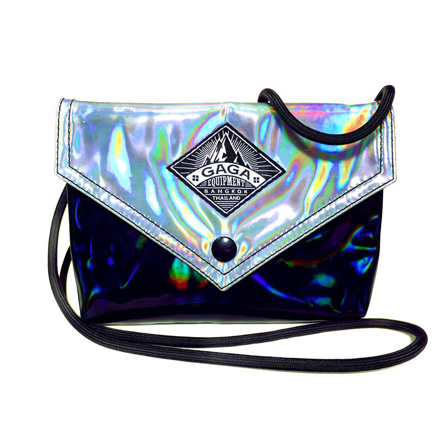 泰国潮牌gaga包mini bag单肩斜挎包女镭射拼接高级感手机包小挎包