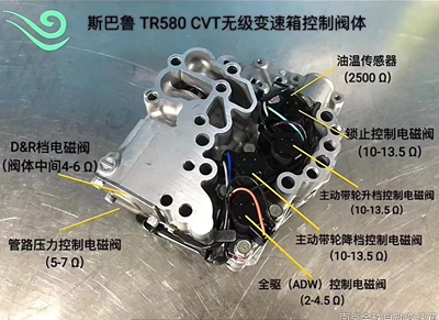 全新斯巴鲁力狮傲虎森林人电磁阀
