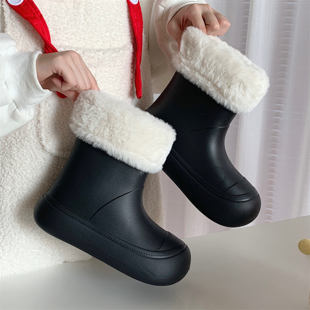 细细条 雪地靴女冬季保暖加绒室外休闲时尚百搭防滑防水东北棉鞋,女鞋,时尚雪地靴,淘宝优惠券,粉丝福利购,淘宝优惠卷