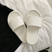 女夏防滑情侣浴室洗澡凉拖男外穿ins 室内家用软底拖鞋 细细条 日式