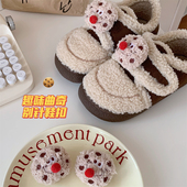 细细条 饰品搞怪配饰 子装 趣味红鼻子曲奇饼干别针鞋 扣ins潮创意鞋