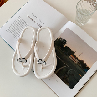 速发细穿条 凉拖鞋夏外细可爱少心平潮底人字拖夹脚沙滩鞋防滑