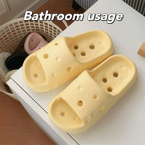 细细条时尚创意镂空浴室凉拖鞋
