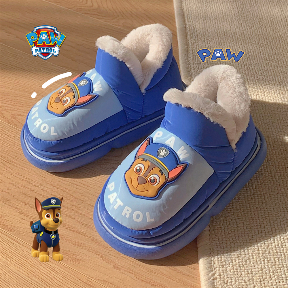 细细条汪汪队阿奇户外儿童棉鞋