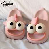 凉拖 女室内防滑eva软底亲子夏季 细细条 可爱大眼睛小丑鱼一字拖鞋