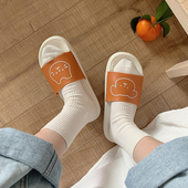 女夏外穿网红防滑厚底ins潮学生可爱情侣沙滩凉拖鞋 细细条 拖鞋 男