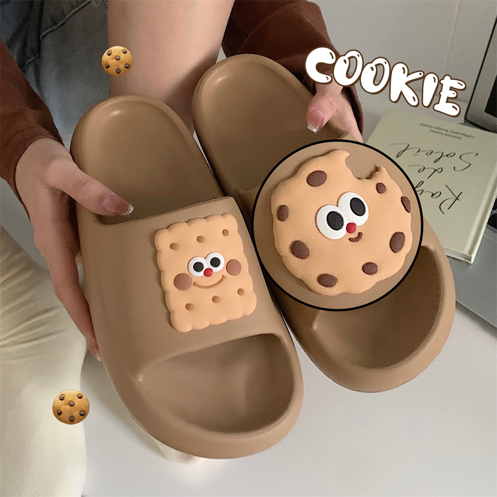 细细条 男女士夏季休闲居家用凉拖鞋趣味饼干厚底eva情侣外穿拖鞋,居家布艺,居家凉拖/凉鞋,淘宝优惠券,粉丝福利购,淘宝优惠卷