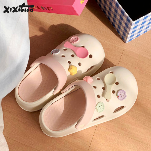 细细条多巴胺彩色汤匙diy洞洞鞋