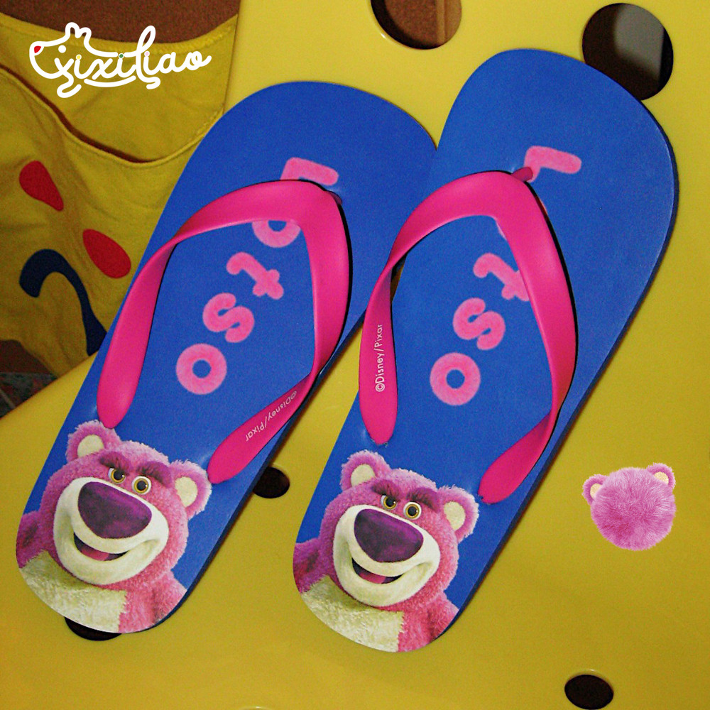 细细条 草莓熊人字拖玩具总动员可爱夏季2024新款夹脚沙滩鞋女ins,女鞋,人字拖,淘宝优惠券,粉丝福利购,淘宝优惠卷