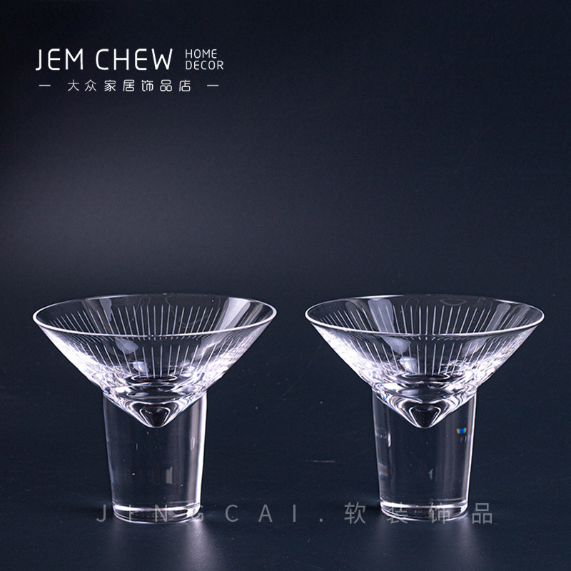 高端艺术玻璃酒具酒杯套装高级醒酒器分酒壶酒杯家用样板间售楼处