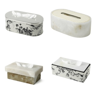 轻奢极简现代高级感新款 饰 纸巾盒样板间售楼处客厅茶几桌面家居装