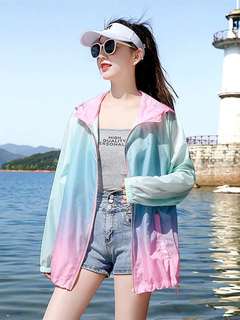 防紫外线防晒衣女2023年夏季新款韩版超薄防晒服皮肤衣开衫外套潮