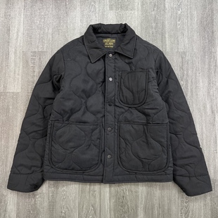 秋冬棉衣男士新款冬季复古夹棉桃皮绒夹克宽松休闲丝棉棉服外套潮