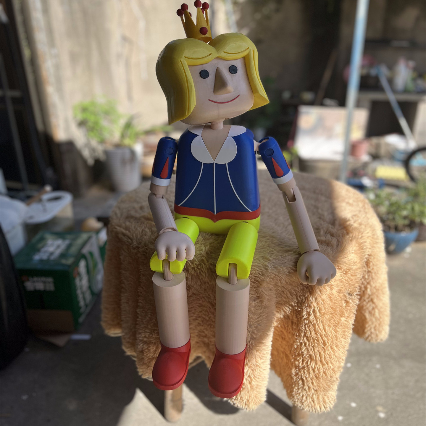 匹诺曹木头人型关节木偶人装饰拍摄摆件商店广场宣传活动道具包邮