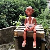 包邮 吊线提线关节人偶老爷爷玩具装 饰摆件礼品人型手工玩偶工艺品