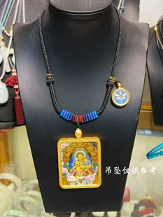纯手工精编藏式吊坠项链唐卡佛牌挂绳护身符经典款民族风可调节