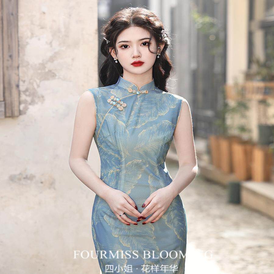 【花样年华】国风旗袍|无袖改良2026新款春夏年轻少女高端显瘦