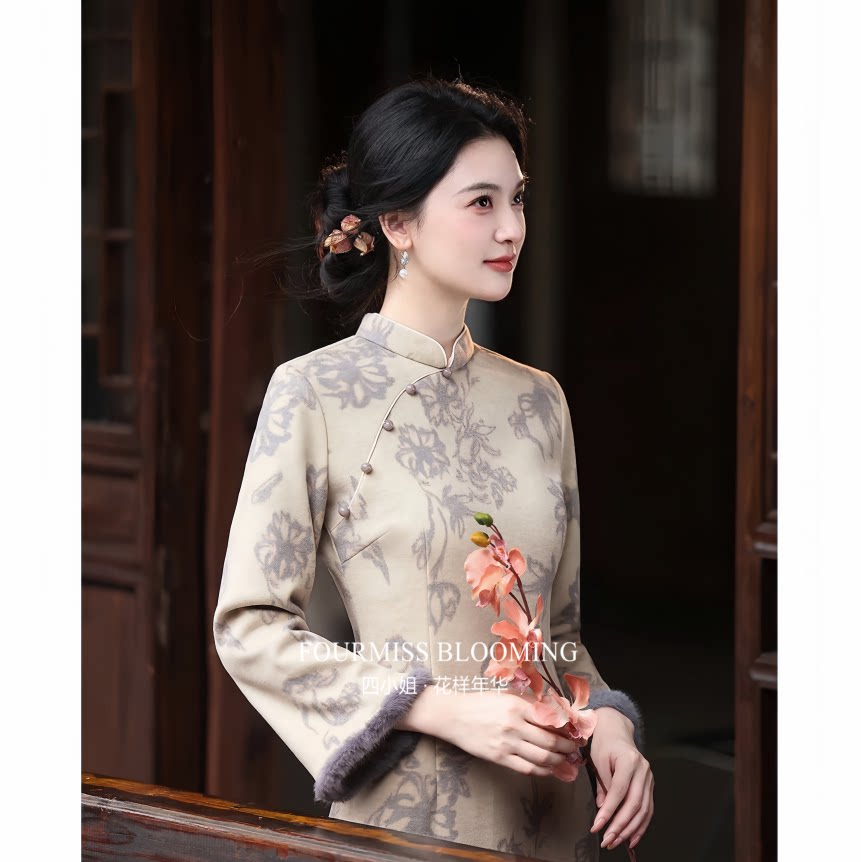 【花样年华】国风旗袍|2026新款加绒旗袍高端大气优雅女新中式高