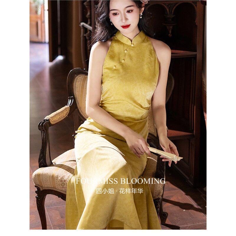 【花样年华】国风旗袍|掐腰2026无袖款性感纯欲小个子改良连衣裙